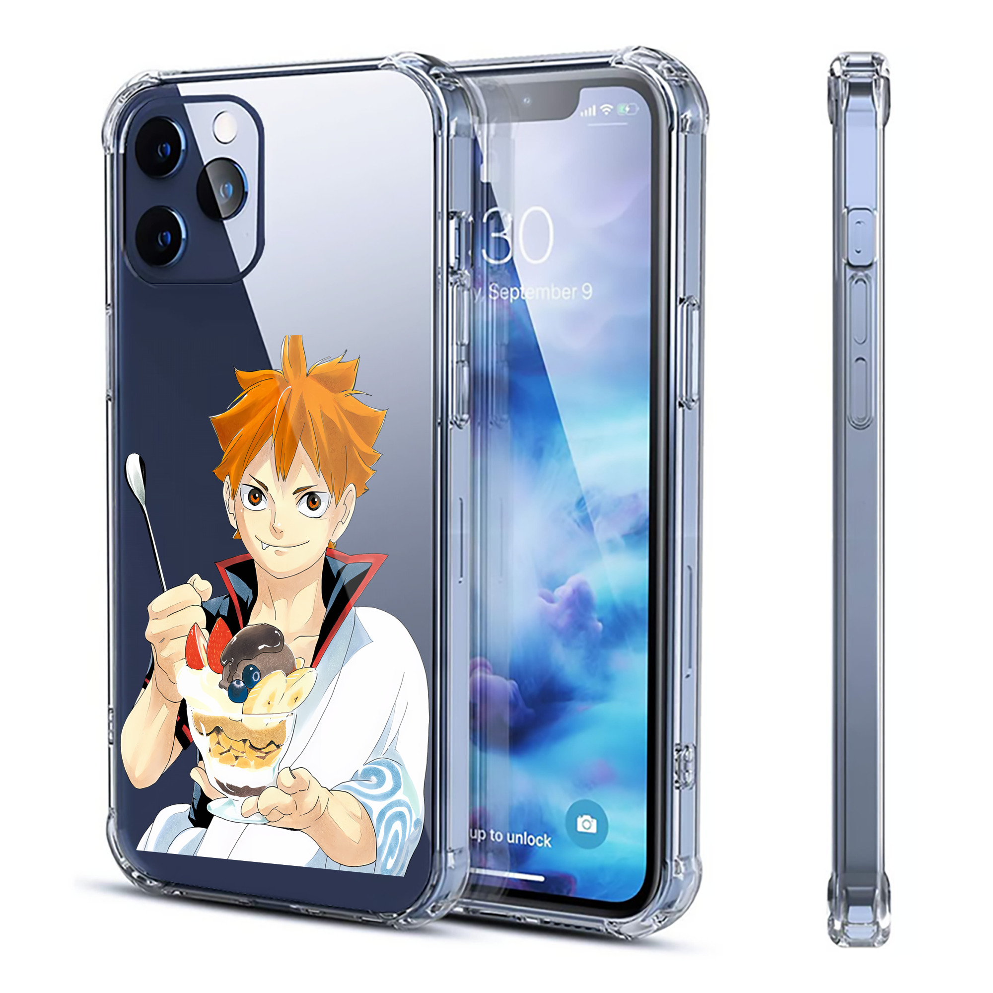 （画像用） ハイキュー!! Haikyu!! 【iPhone 12シリーズ対応】透明スマホケース（クリアソフトケース）